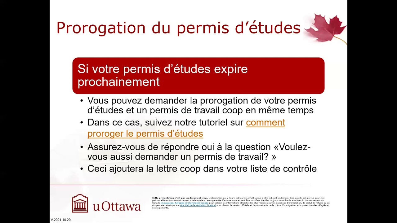 13-Demander un permis de travail coop