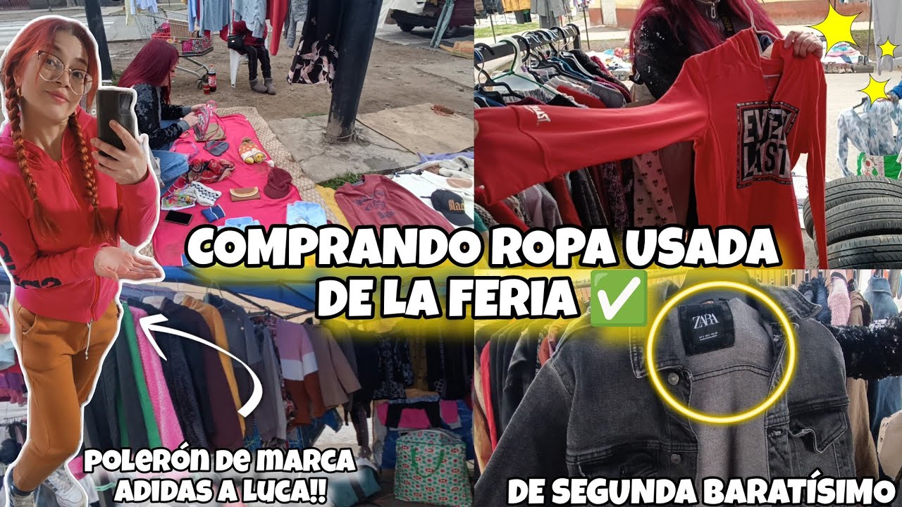 COMPRANDO ROPA en la FERIA ✅ LA PULGA o el TIANGUIS en CHILE 🇨🇱 | Con mi AMIGA BUSCANDO OFERTAS! 😂