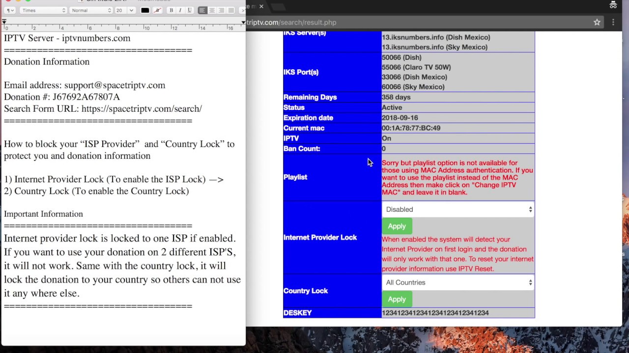 IPTV Server How to Block ISP Provider / Country Lock (iptvnumbers)