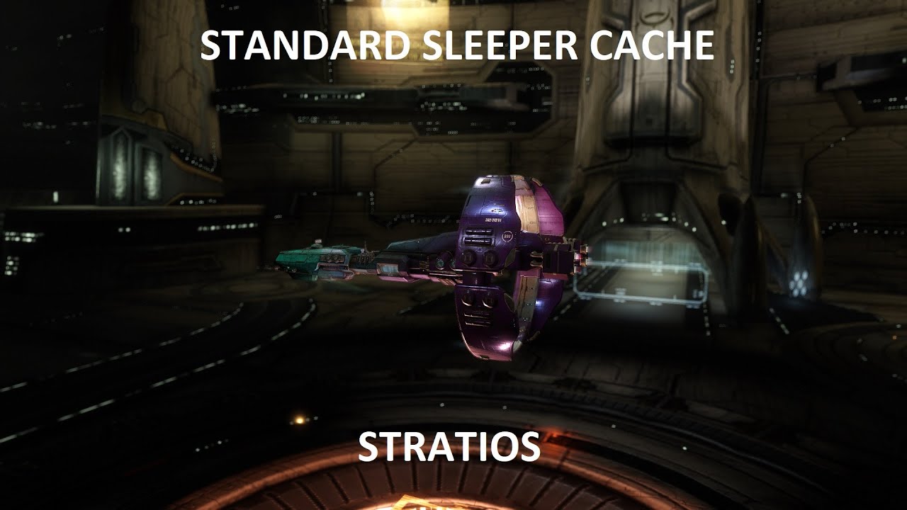 EVE ONLINE: Standard sleeper cache in a Stratios, complete