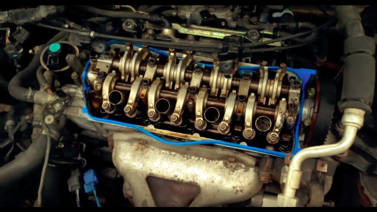 Часть 1. Снятие головки блока цилиндров Honda Civic D17A1 с заменой Vtec