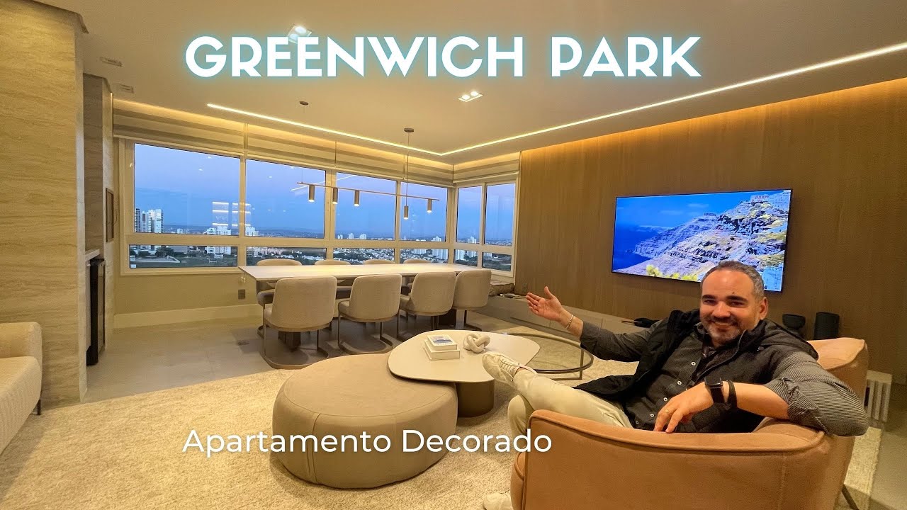 Apartamento decorado no Greenwich Park em Londrina. Exclusividade Maurilio Bolonhesi (43) 98804-1964