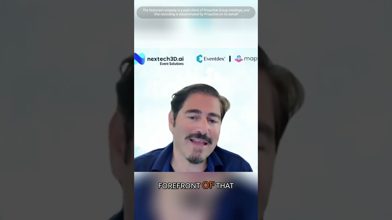 AI revolutionizing global events - Nextech on their next-gen platform