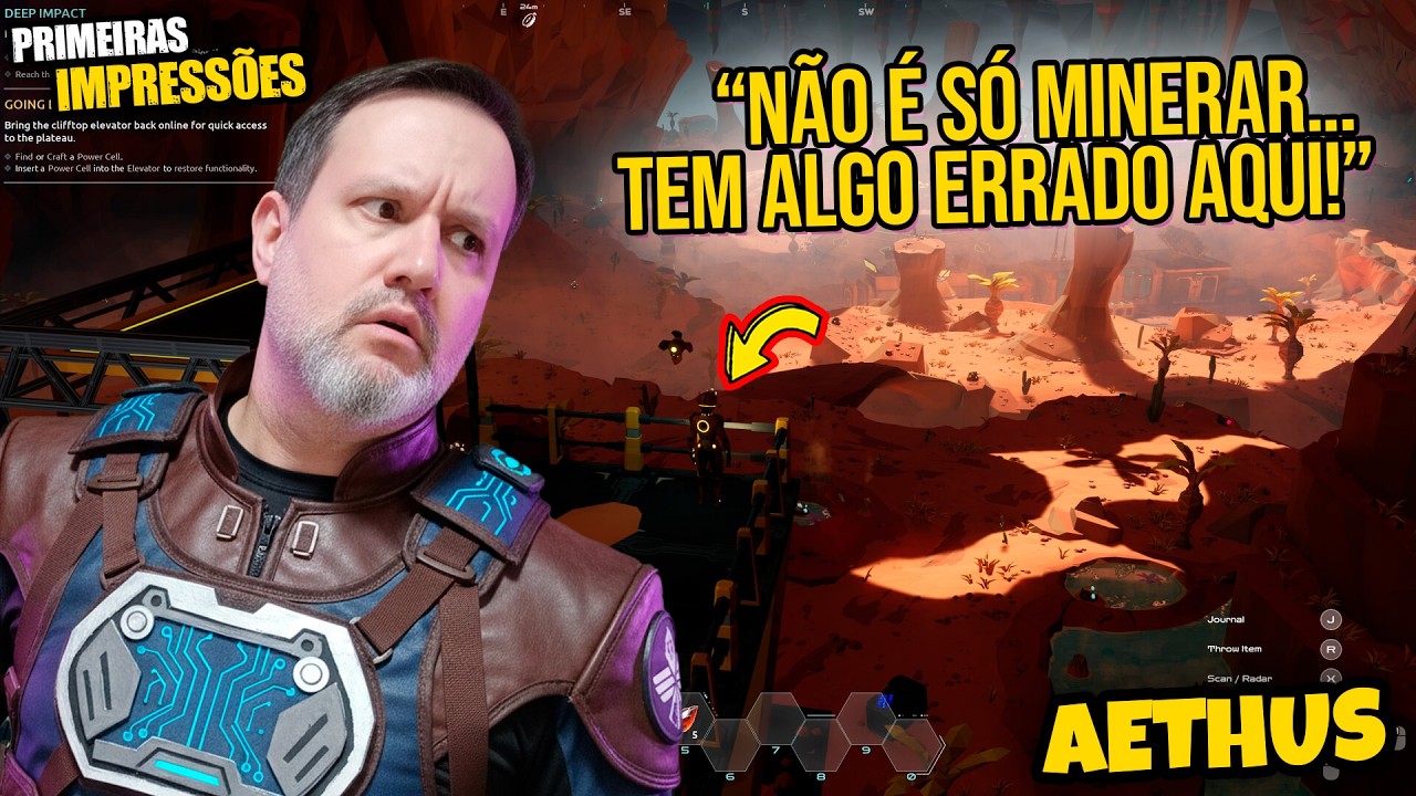 AETHUS - fui demitido da firma e agora cavo pedra com um robô falante 😭| Gameplay PT-BR