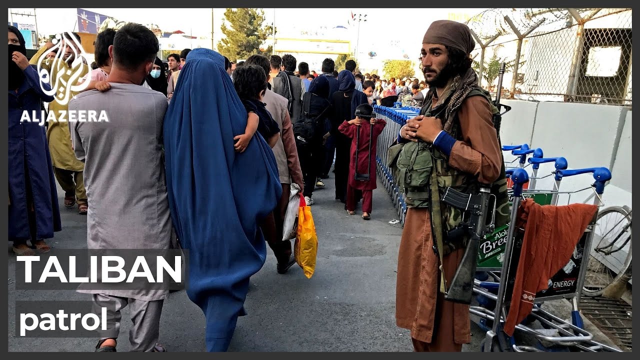 Taliban fighters patrol streets of Kabul