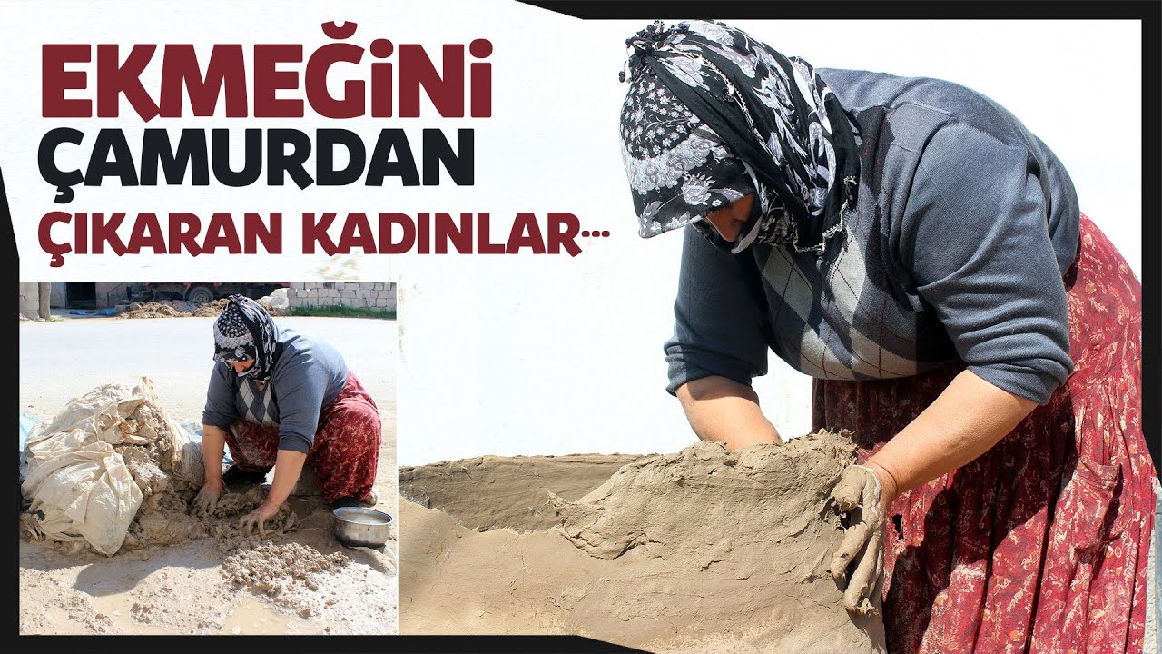 Ekmeğini Çamurdan Çıkartıyor