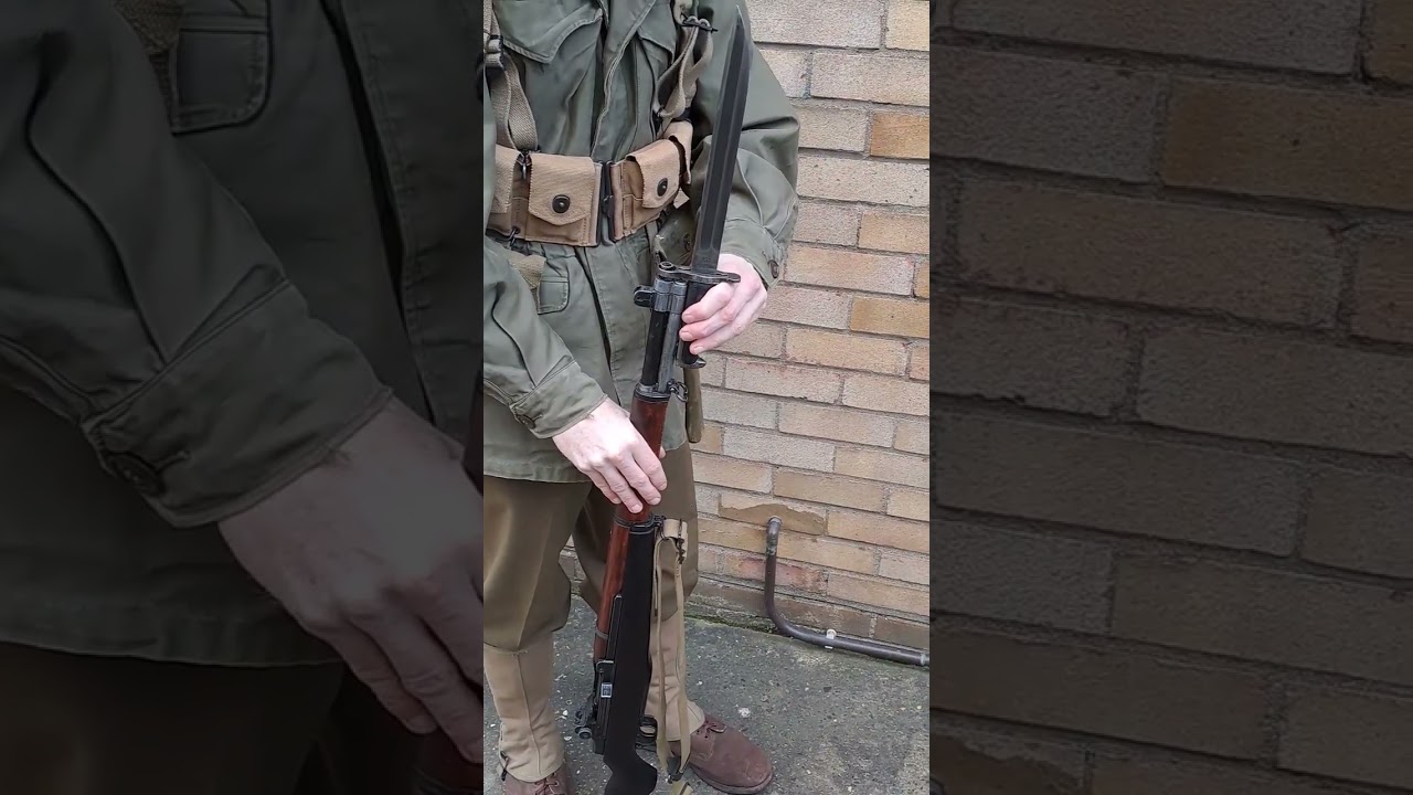 Denix M1 Garand Rifle Vs Original Bayonet #history #shorts #ww2