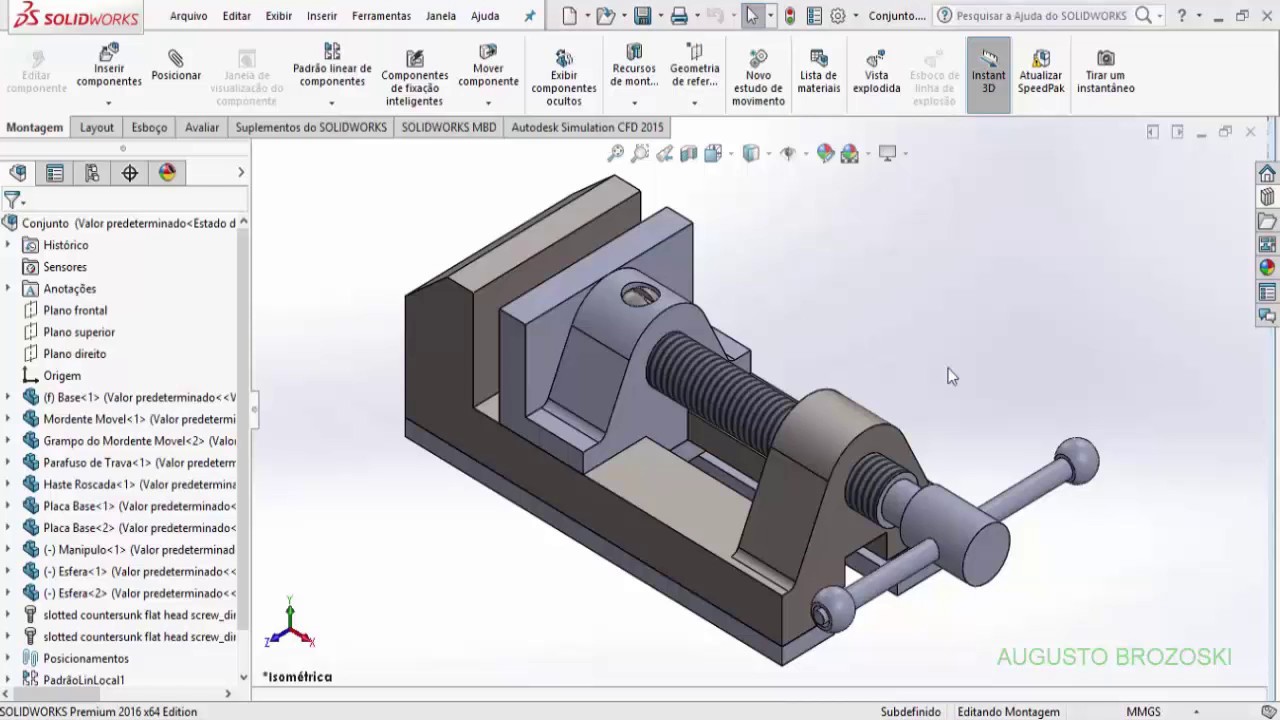 Solidworks Bench  Vice Complete