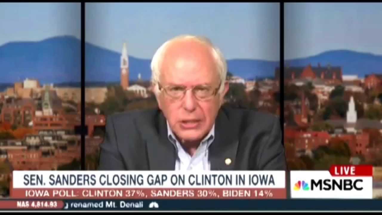 Bernie Sanders Deals With Ridiculous Interview Questions
