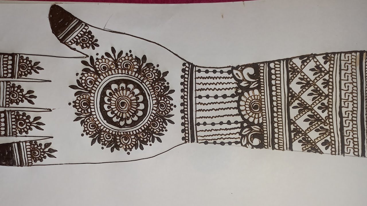 Bridal Mandala Front Hand Mehndi Design for Ramadan | Full Hand Dulhan Mehndi 2026 😛 #mehndi #henna 