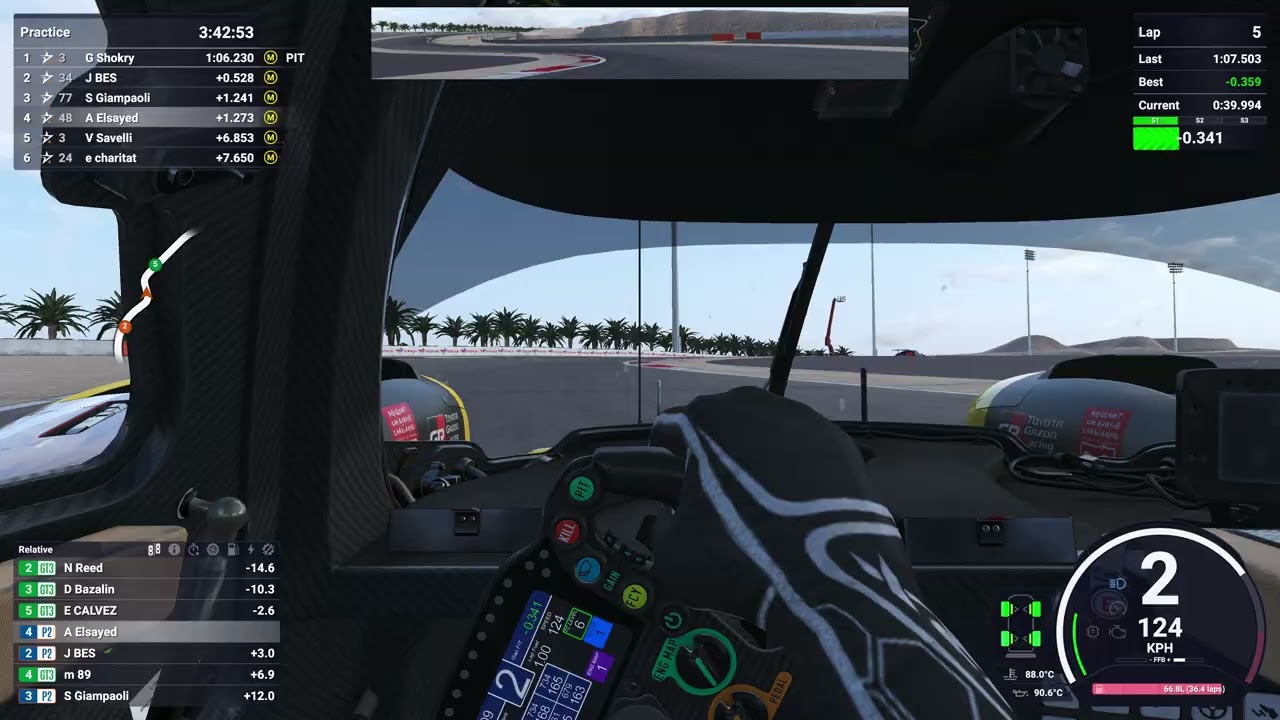 ELMS LMP2  @ Bahrain outer practice stint