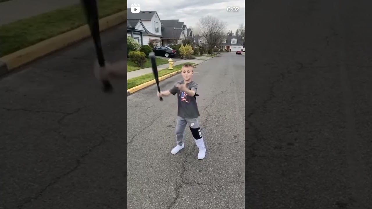Baseball Bat Trick Shot.