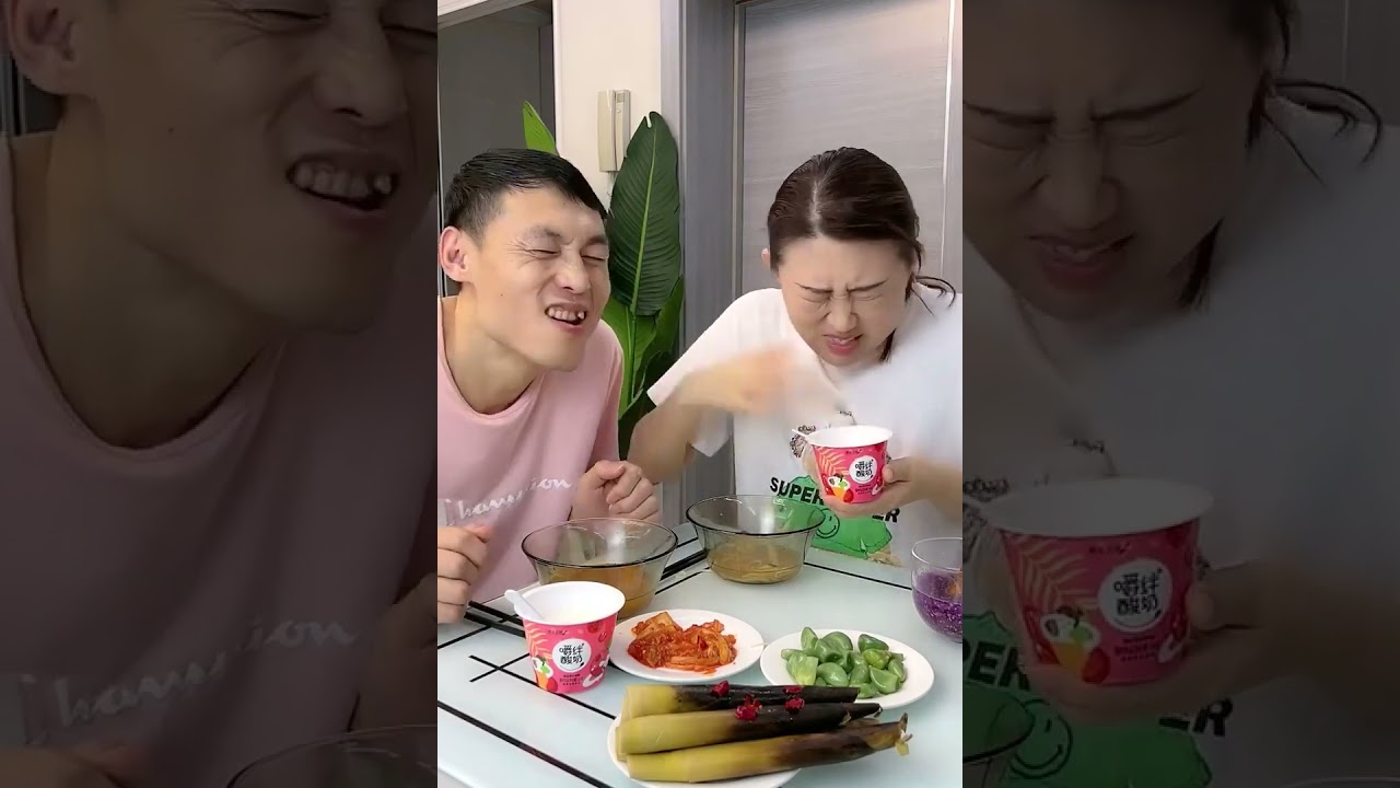 Funny Husband and Wife Yummy Food Eating Challenge 🍲🍲😋😋🤣🤣 Ep 96