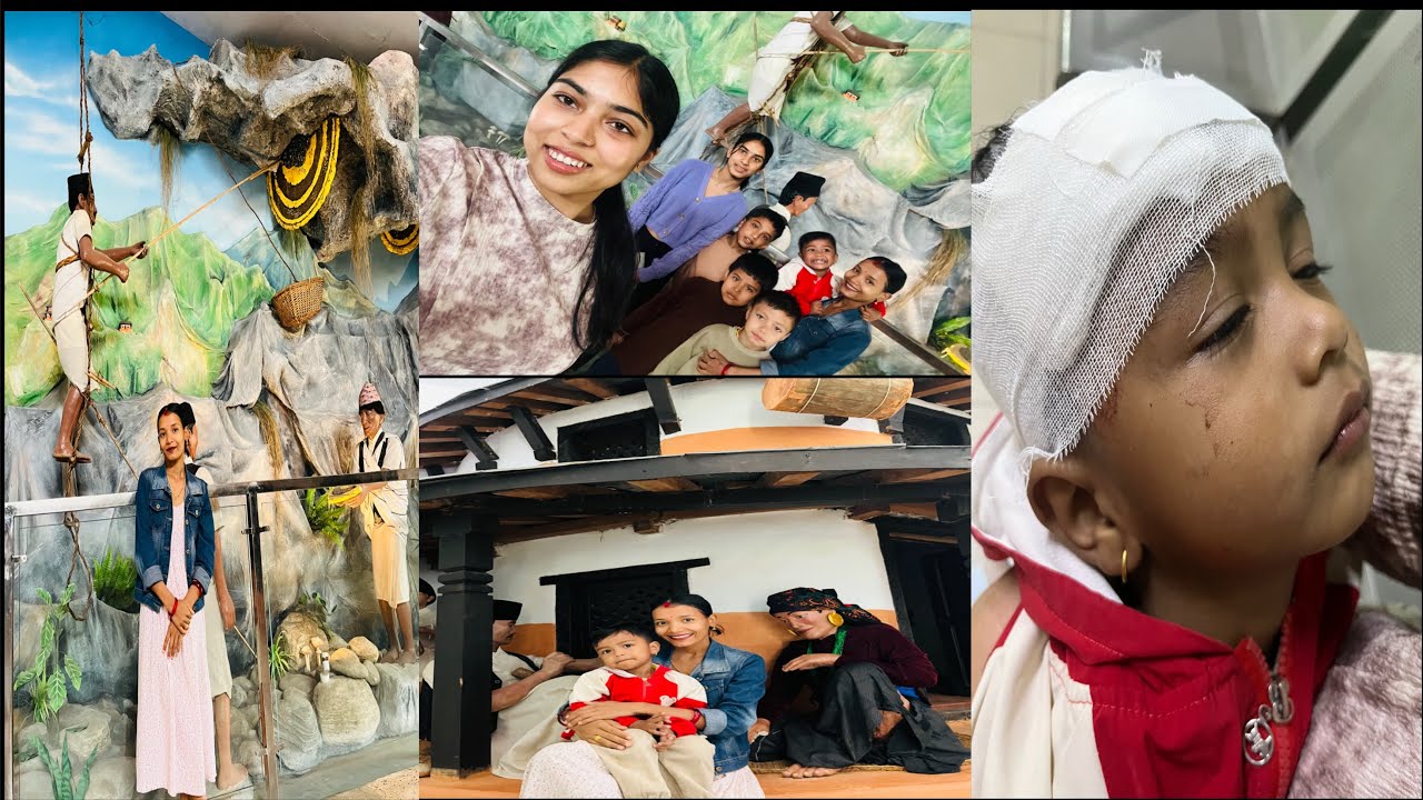 MUSEUM GHUMNA JADA XORA LAI CHOT💉🩹💊 LAGYO# GC FAMILY VLOG#