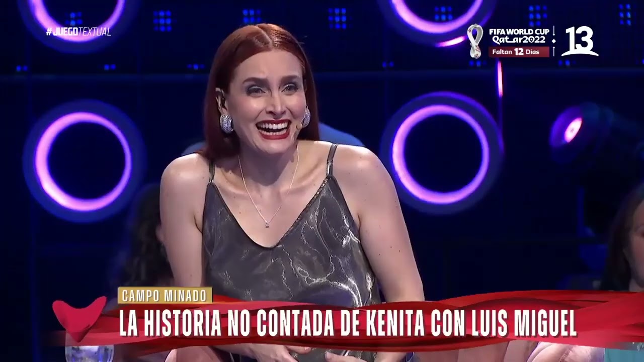 Conoce detalles de la historia no contada de Kenita Larraín con Luis Miguel. Juego Textual, Canal 13