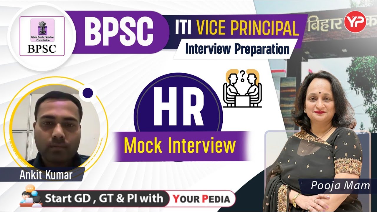 HR Mock Interview for BPSC ITI Vice Principal  | Start Preparation with YourPedia