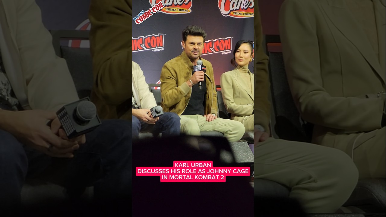 MORTAL KOMBAT 2 PANEL - KARL URBAN TALKS JOHNNY CAGE - NYCC 2025 | BD