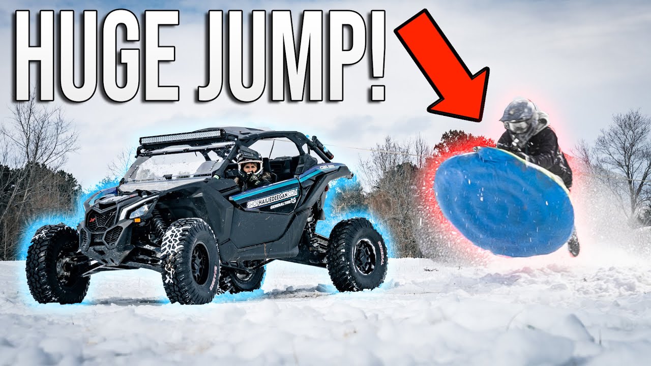 MASSIVE Tube Jump in the SNOW With The X3!