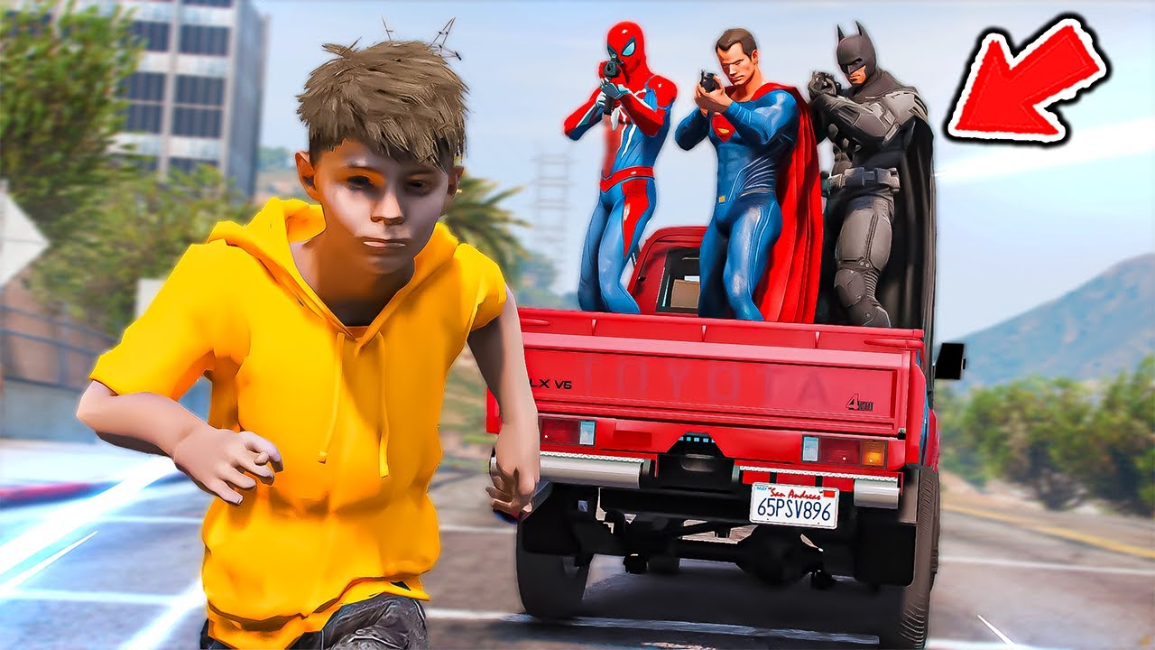 الابطال الخارقين يطاردونه😱🔥!! | فلم قراند