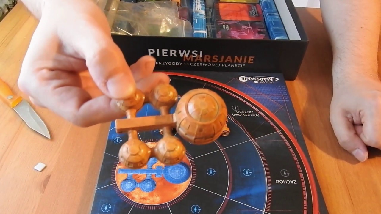WąGROwiec na planszy odpakowuje... #1 Pierwsi Marsjanie