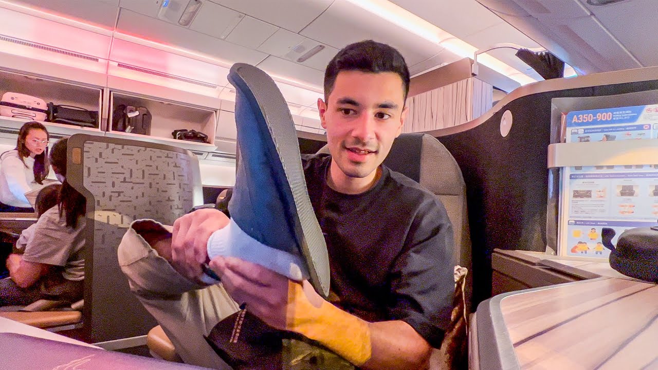 Обзор бизнес-класса China Airlines A350 (Мельбурн ➡️ Тайбэй)