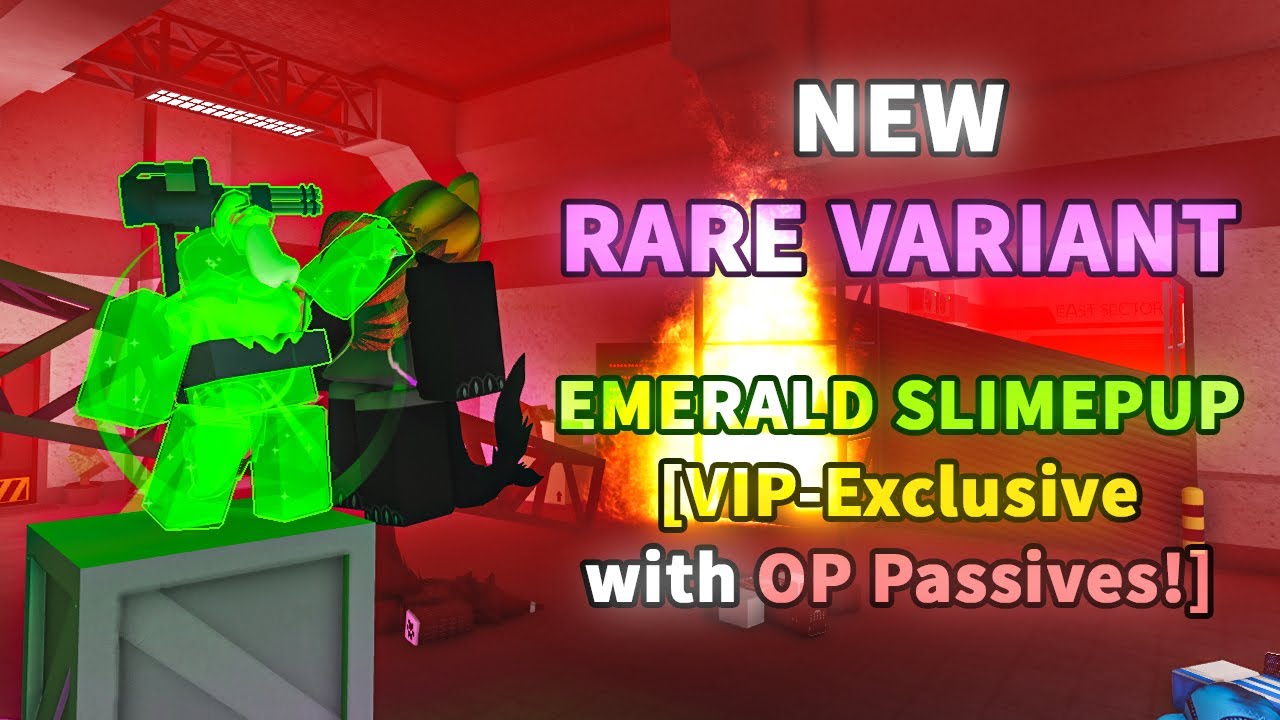 The New EMERALD PUP RARE VARIANT [Roblox - Kaiju Paradise]