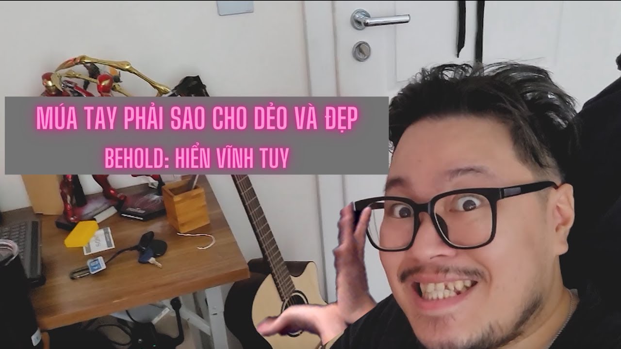 [Để chơi đàn hay hơn] Bài tập đàn tay phải, sửa lỗi nhầm dây, rè, tịt tiếng