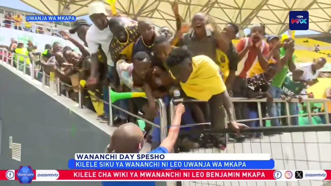 MWANANCHI DAY 2025 |  Ndani ya dimba Benjamin Mkapa shangwe shangwe la Mashabiki