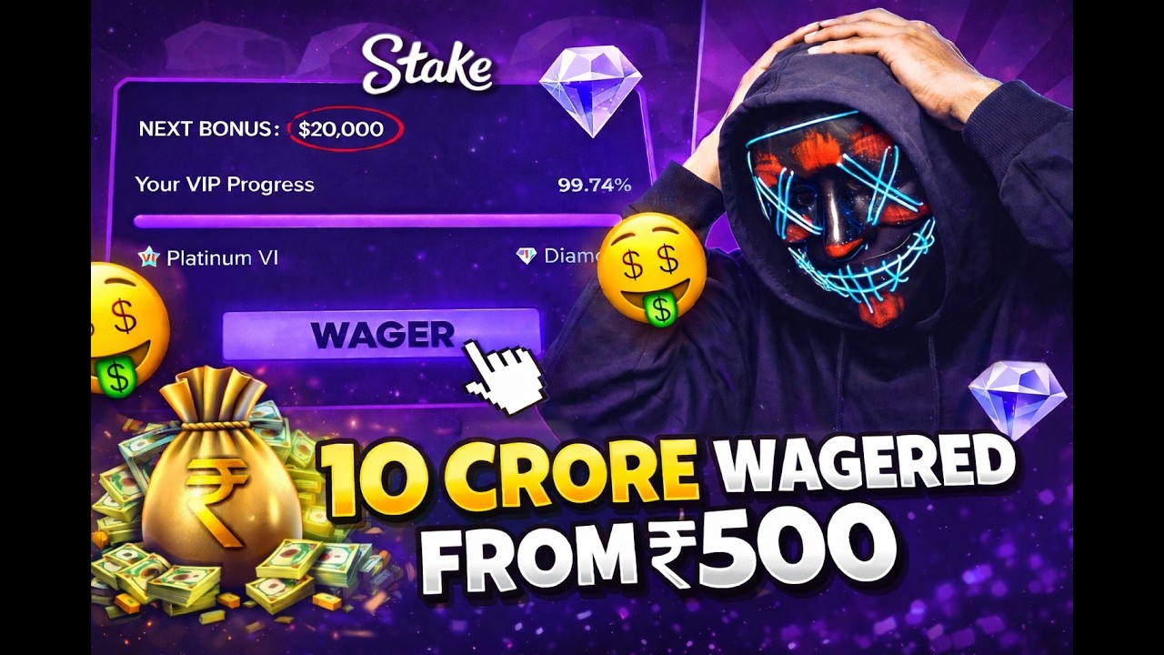 Best Wager Strategy On Stake / I Complete All The VIP Titels On Stake With 500 Balance Only .