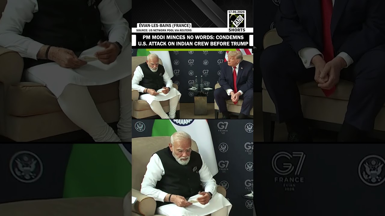 Breaking: PM Modi raises Indian crew&rsquo;s death in US attacked in Iran war at G7 Summit in France
