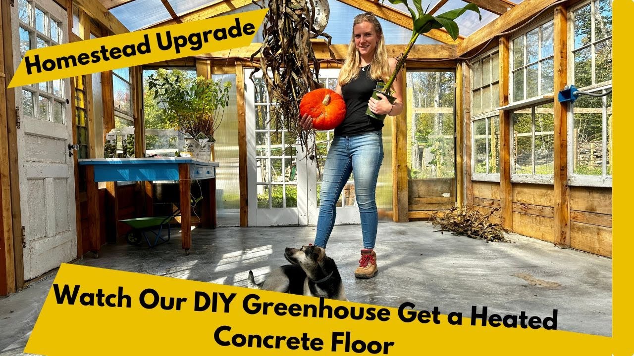 Radiant Concrete Floor in a Greenhouse? Is it possible?
