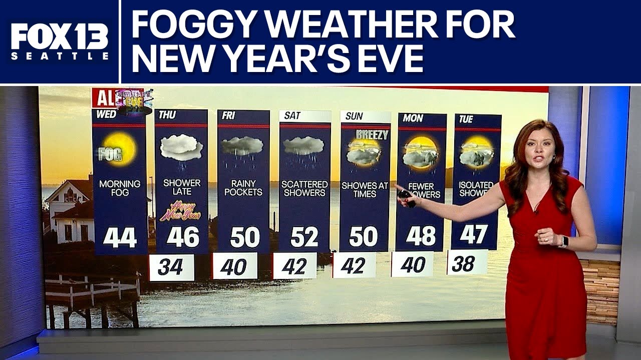 Foggy weather in Seattle for New Year's Eve | FOX 13 Seattle