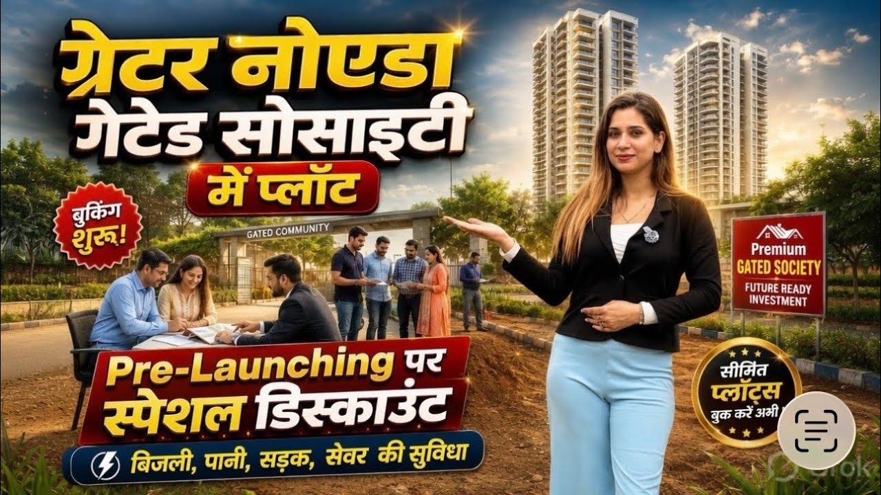 नोएडा में  प्लॉट 🔥| Property in Greater Noida | Gated Society Plots in Noida | Plots In Delhi NCR