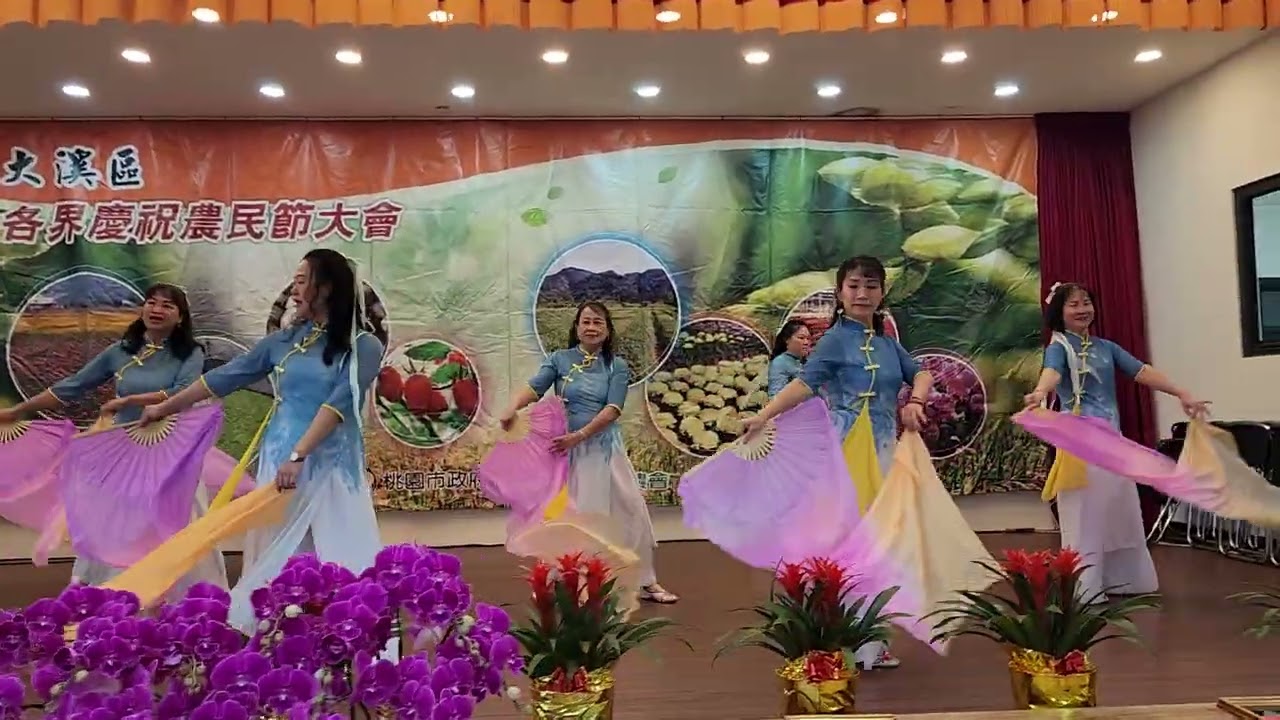 115年度0130大溪區各界慶祝農民節大會多元古典舞蹈班表演～桃花諾～