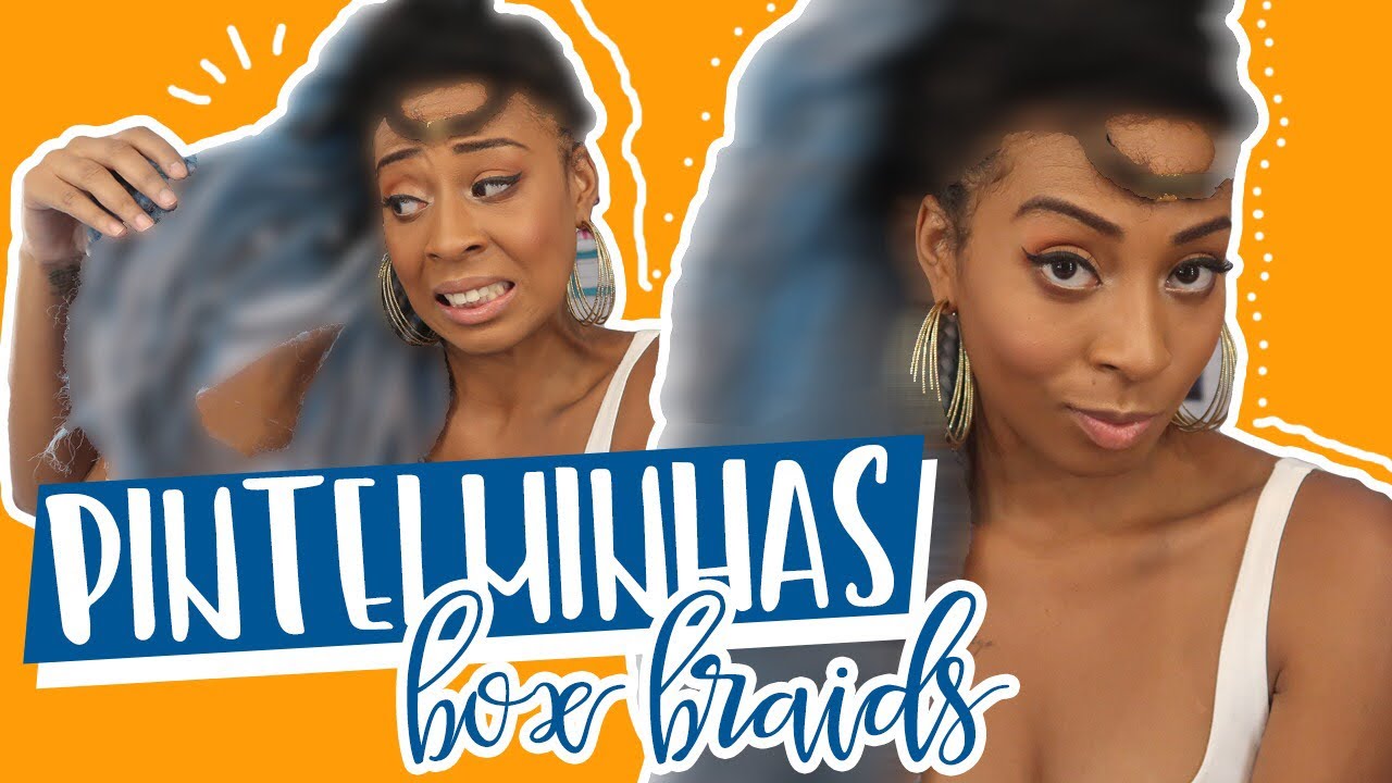 PINTEI MINHAS TRANÇAS BOX BRAIDS PLATINADAS | BY CRESPA