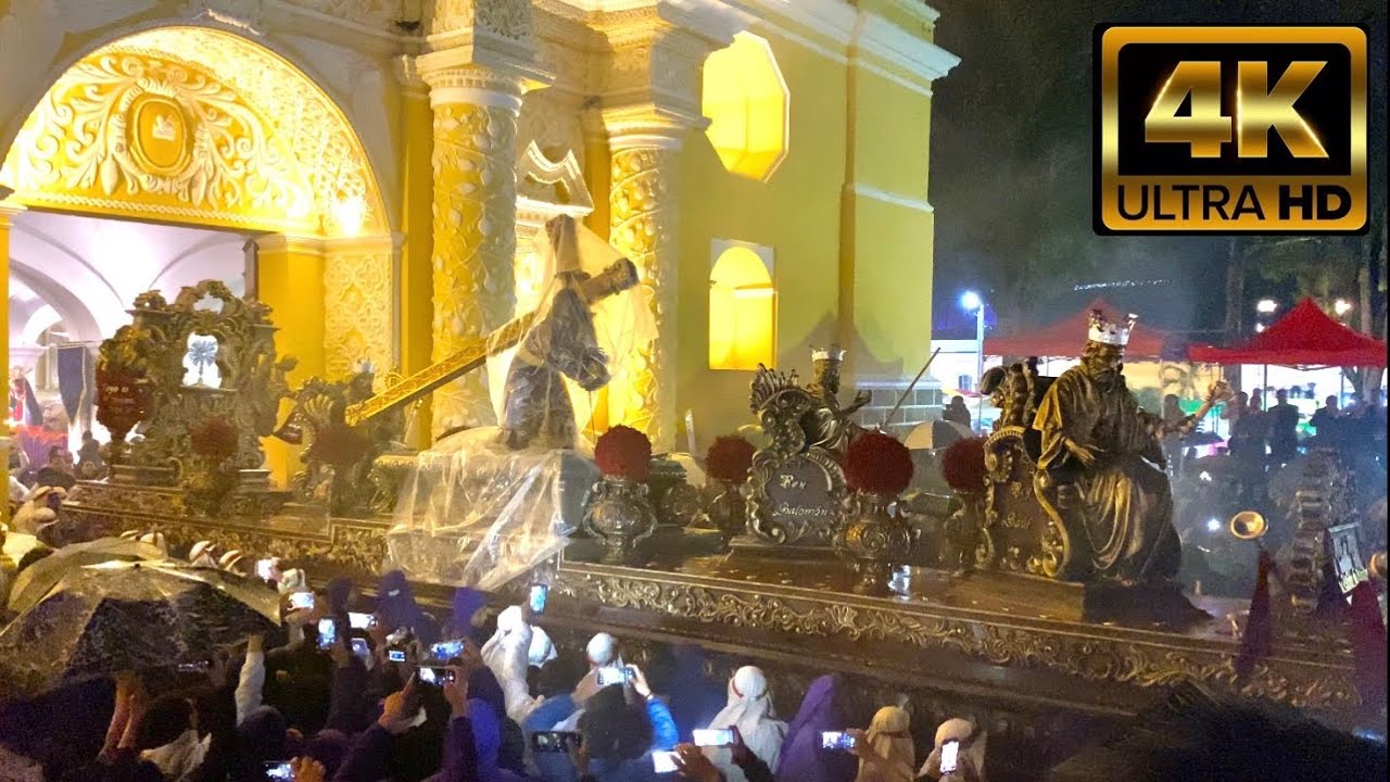 Jesús de santa Ana sale de la merced después de fuertes lluvias 4to domingo 2023