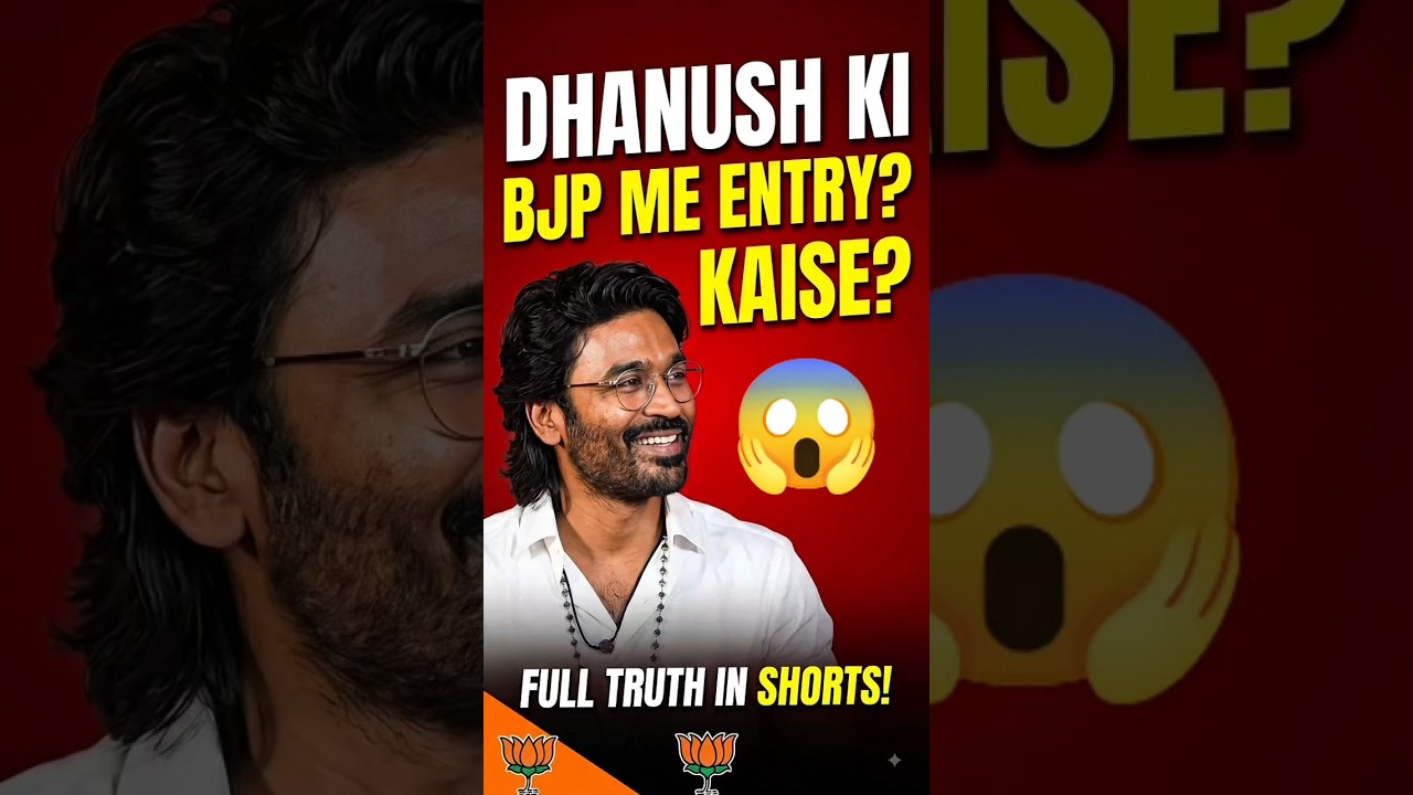 Dhanush Political Entry Reality? 🚩🔥 #Dhanush #BJP