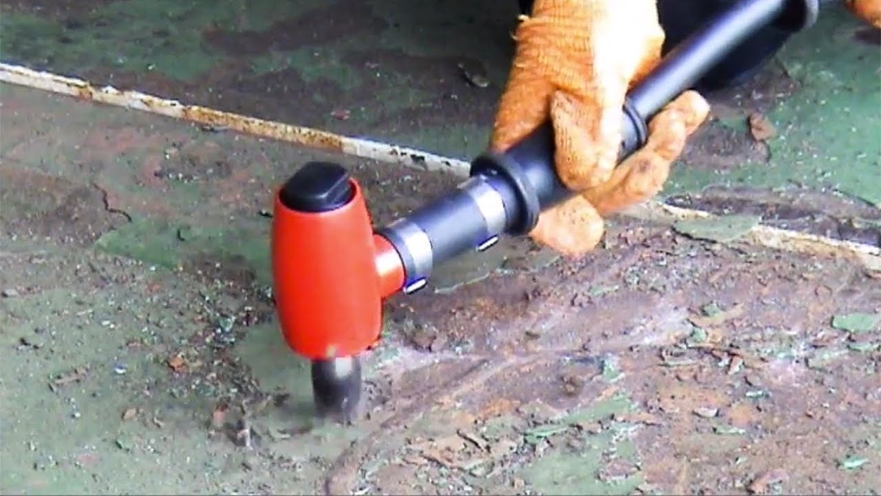 Single-head Pneumatic Hand-held Scaling Hammer - Remove Thick Scale, Heavy Corrosion, Hard Coatings