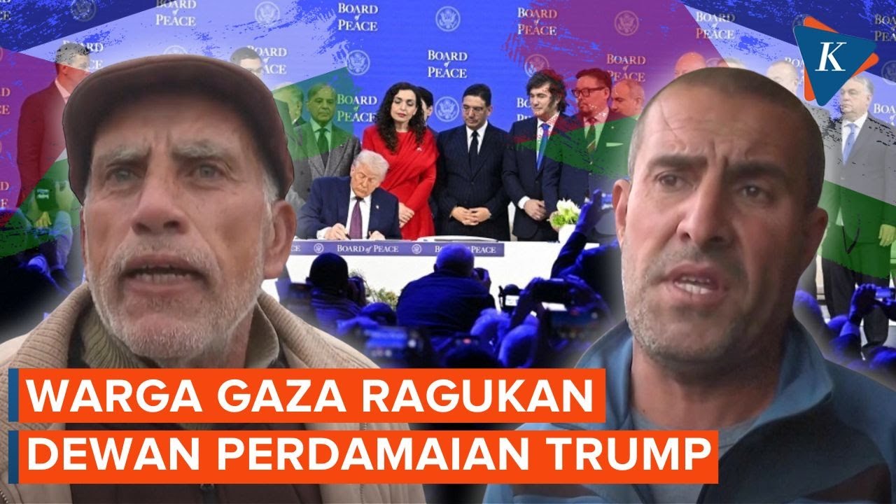 Ada Israel, Warga Gaza Skeptis dengan Dewan Perdamaian Bentukan Trump