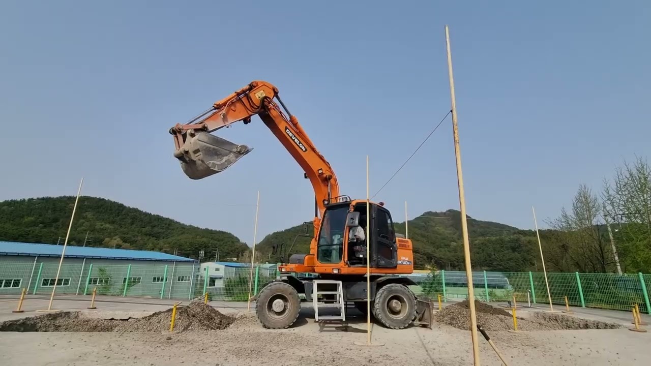 굴착기 5일차 연습영상