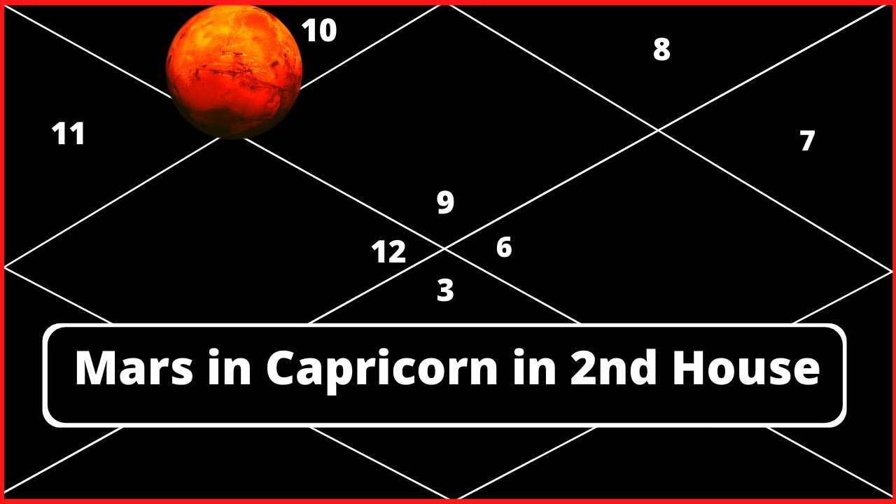 Mars in Capricorn in 2nd House for Sagittarius Ascendant on Astro Rahu Channel By Vishal Sathye