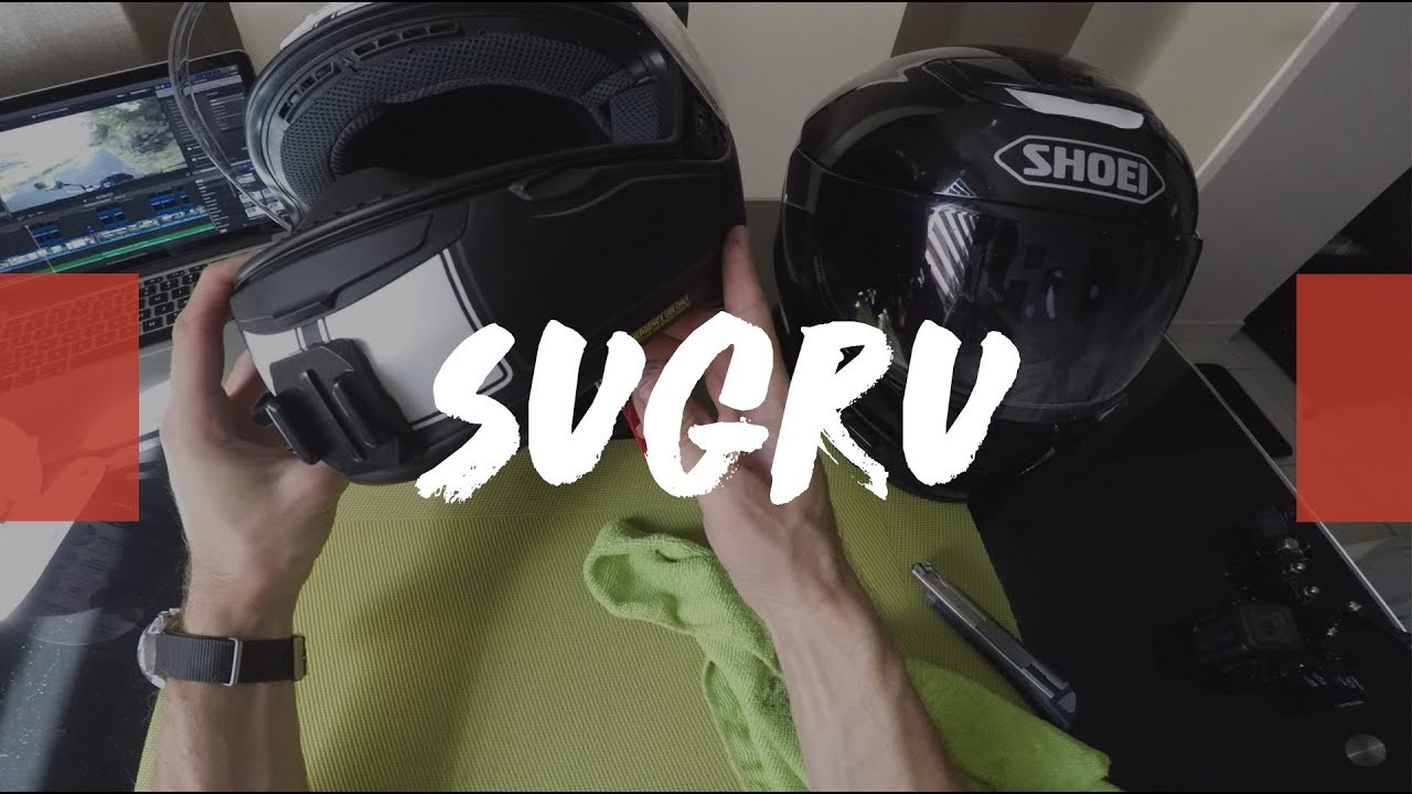 Fixation GoPro avec du Sugru - La semaine du casque #Motovlog 19.4