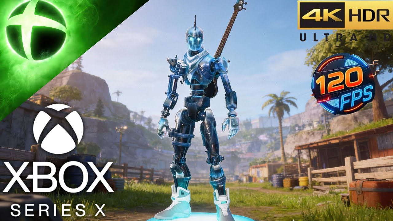 FORTNITE (XBOX SERIES X 120PFS) GAMEPLAY | SKIN BONECO DE TESTE GLACIAL