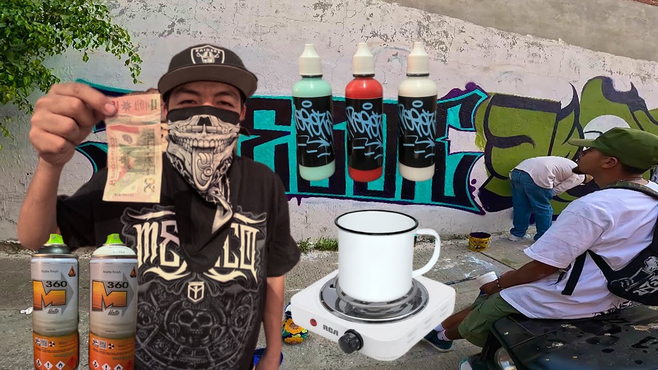 Sobrevivir y pintar graffiti con $20 pesos