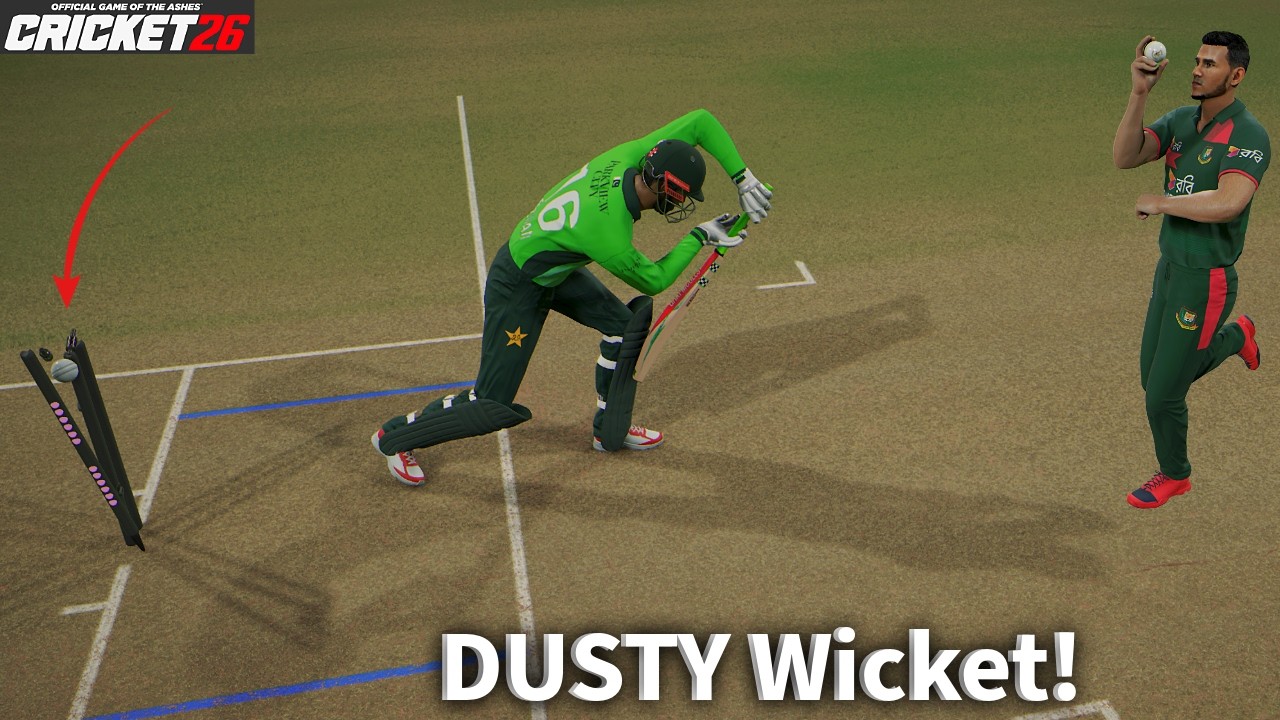 Can Pakistan Survive on a Dusty Wicket vs Bangladesh? | Cricket 26 4K Gameplay