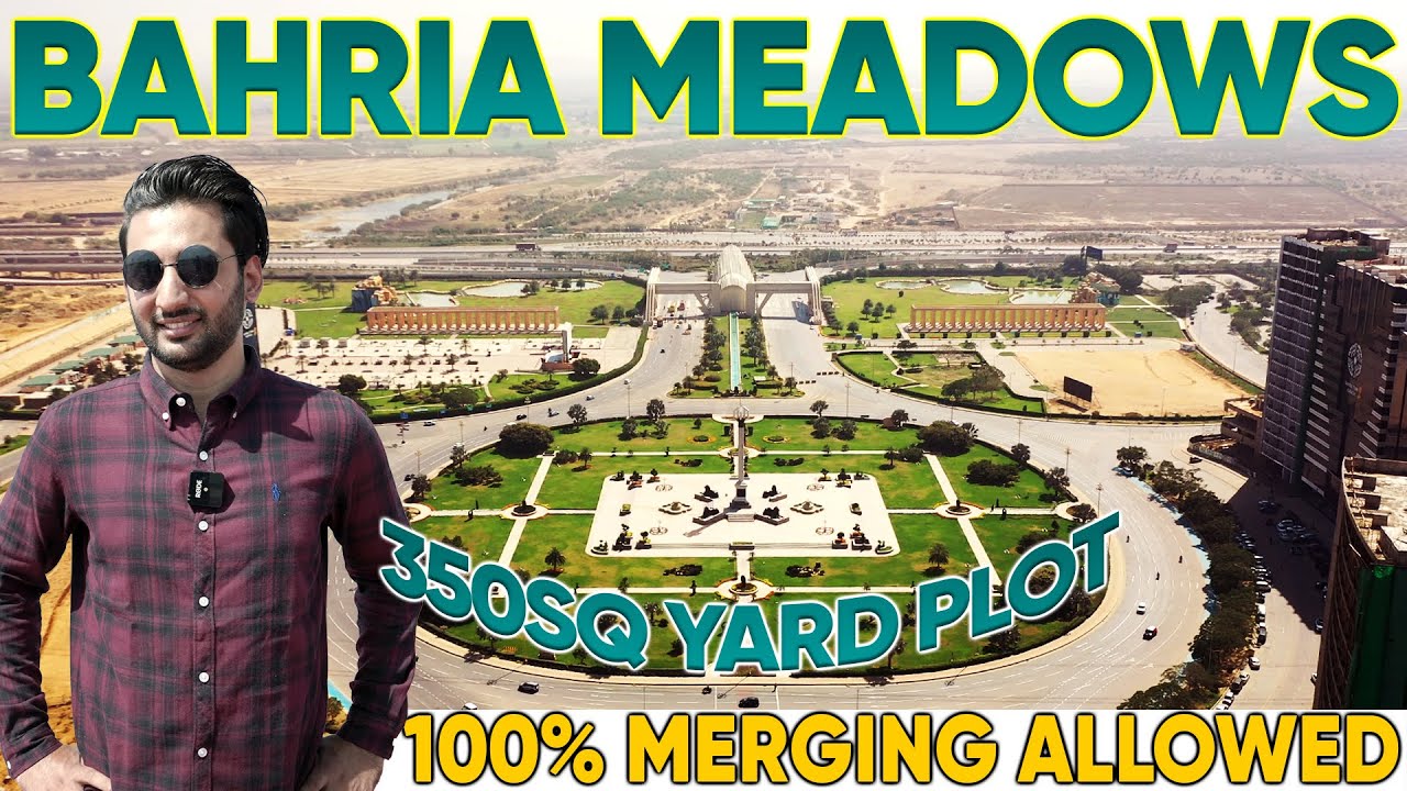 Bahria Meadows | 350 SQ YARD Plot | 100% Merging | Invest Now