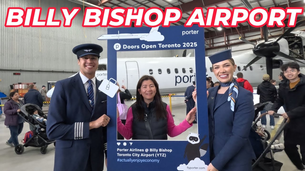 Toronto Billy Bishop Airport: Underground Tunnel to the Aircraft | Doors Open Toronto 2025