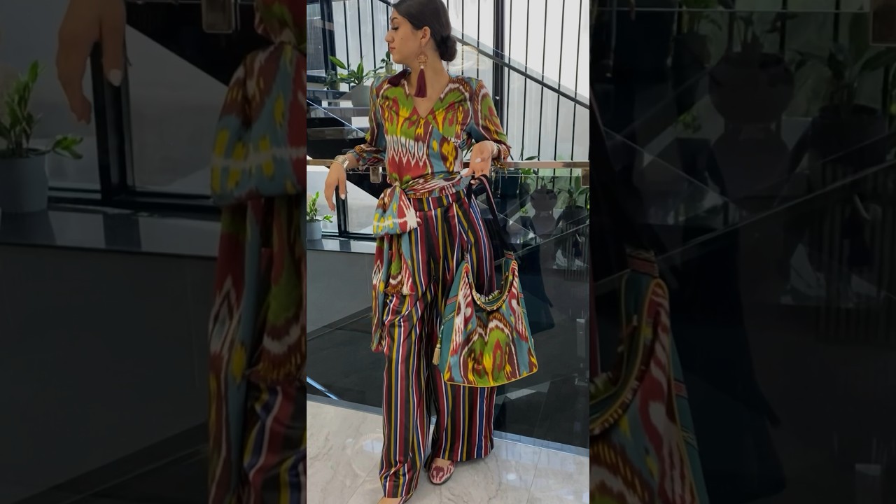 Silk Ikat Elegance. Unveil the beauty of artisan craftsmanship. #artisanfashion  #art #fashion