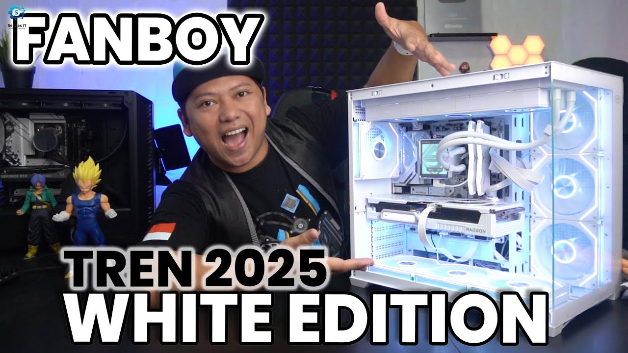 FanBoy Rakit PC Putih TERADEM!! 1440P Semua Game Libas