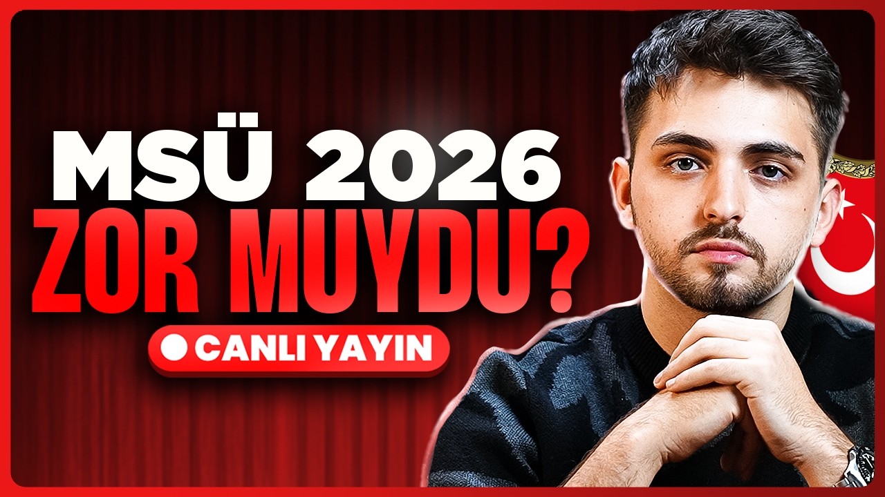 MSÜ 2026 ZOR MUYDU? (Sınav Analizi)